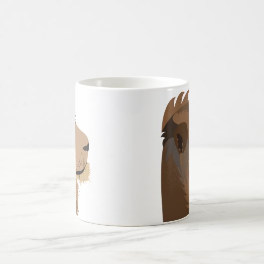 Lion Animal Wildlife Big Cat Lover Kaffeetasse (Mittel)