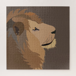 Lion Animal Wildlife Big Cat Puzzle