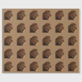 Lion Animal Wildlife Geschenkpapier (Flach)