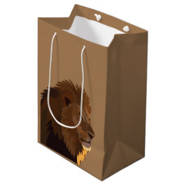 Lion Animal Wildlife Lion Mittlere Geschenktüte