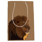 Lion Animal Wildlife Lion Mittlere Geschenktüte (Vorderseite)