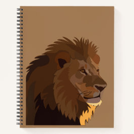 Lion Animal Wildlife Lion Notizblock