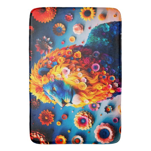 Lion Art Badematte (Vorderseite Vertikal)