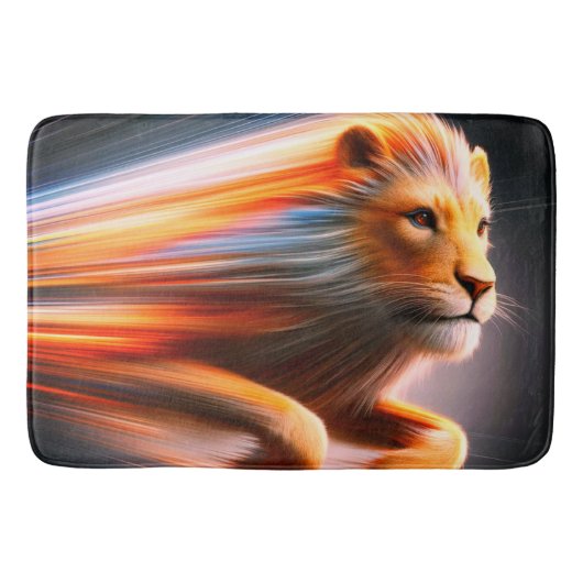 Lion Art Badematte (Vorderseite)