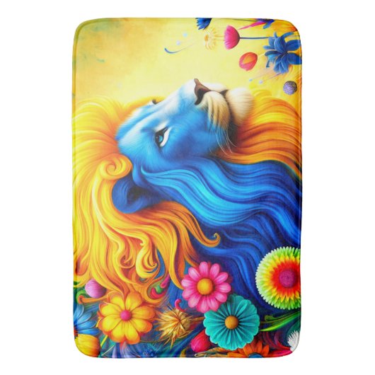 Lion Art Badematte (Vorderseite Vertikal)