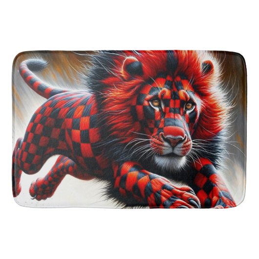 Lion Art Badematte (Vorderseite)