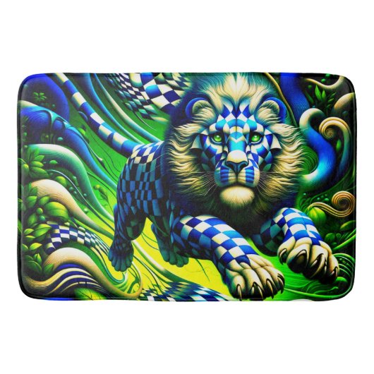Lion Art Badematte (Vorderseite)