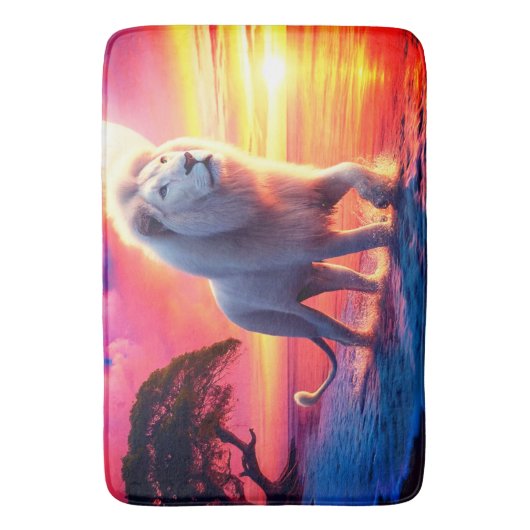 Lion Art Badematte (Vorderseite Vertikal)