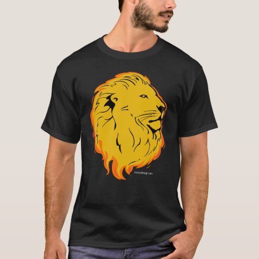 Lion Art Design T-Shirt (Vorderseite)