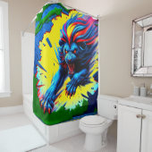 Lion Art Duschvorhang (Beispiel)