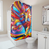 Lion Art Duschvorhang (Beispiel)