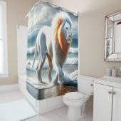 Lion Art Duschvorhang (Beispiel)