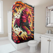 Lion Art Duschvorhang (Beispiel)