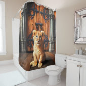 Lion Art Duschvorhang (Beispiel)
