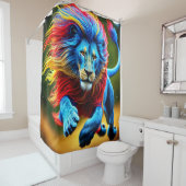 Lion Art Duschvorhang (Beispiel)