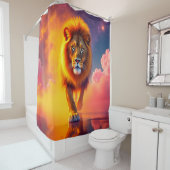 Lion Art Duschvorhang (Beispiel)