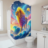 Lion Art Duschvorhang (Beispiel)