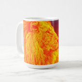Lion Art Faith Courage Scripture Tasse Cup (Vorderseite Links)