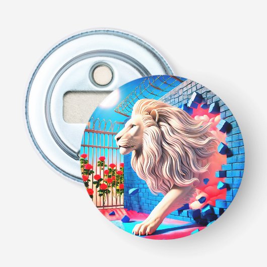 Lion Art Flaschenöffner (Vorderseite)