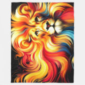 Lion Art Fleecedecke (Vorderseite)
