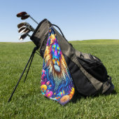 Lion Art Golfhandtuch (Gras)