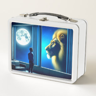Lion Art Metall Brotdose