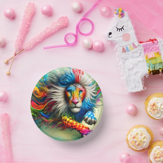 Lion Art Pappteller (Party)
