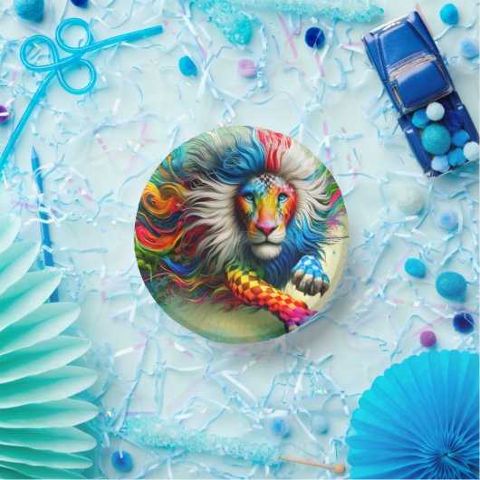 Lion Art Pappteller (Party)