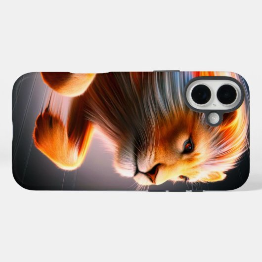 Lion Art Phone Case (Rückseite (Horizontal))