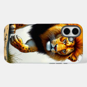 Lion Art Phone Case (Rückseite (Horizontal))