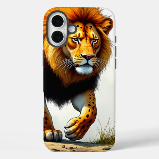 Lion Art Phone Case (Rückseite)