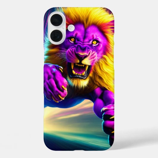 Lion Art Phone Case (Rückseite)
