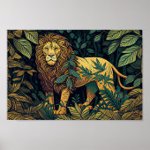 Lion Art Poster (Vorne)