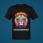 Lion Art Pun Witz "Sind Sie mir lieb? Funny Mens T-Shirt