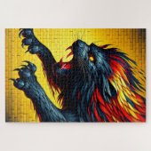 Lion Art Puzzle (Horizontal)
