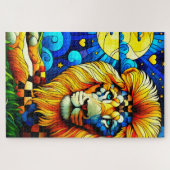 Lion Art Puzzle (Horizontal)