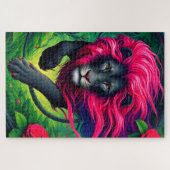 Lion Art Puzzle (Horizontal)