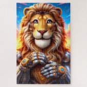 Lion Art Puzzle (Vertikal)