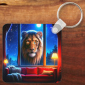 Lion Art Schlüsselanhänger (Rückseite)