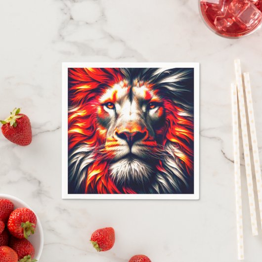 Lion Art Serviette (Beispiel)
