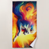 Lion Art Strandtuch (Vorderseite)