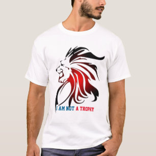Lion Art T - Shirt Design, Wildlife Lion Art