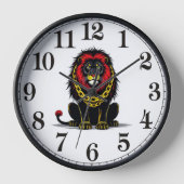 Lion Art Uhr (Vorderseite)