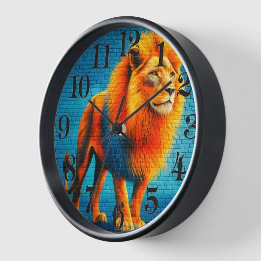 Lion Art Uhr (Winkel)