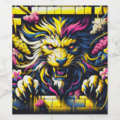 Lion Art Weinetikett (Einzelnes Label)