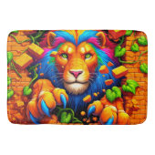 Lion Artwork Badematte (Vorderseite)
