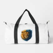 Lion Artwork - Bicolor Duffle Bag (Vorderseite)