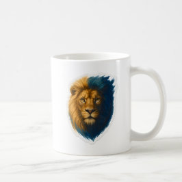 Lion Artwork - Bicolor Kaffeetasse