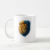 Lion Artwork - Bicolor Kaffeetasse (Links)