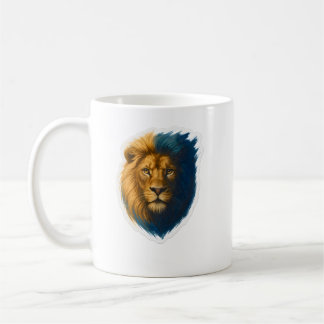 Lion Artwork - Bicolor Kaffeetasse